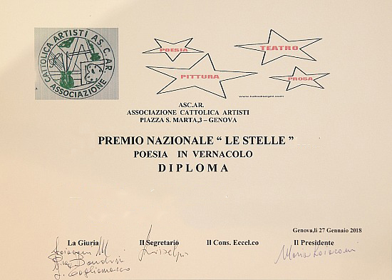 Premio Nazionale "Le Stelle" 2ª Edizione 19-05-2018